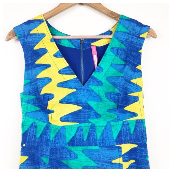 Plenty by Tracy Reese Colorful Shift Dress Size 6 - Picture 3 of 9